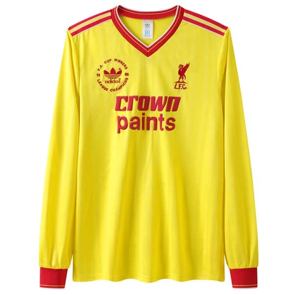 Camiseta Liverpool 3ª ML Retro 1986